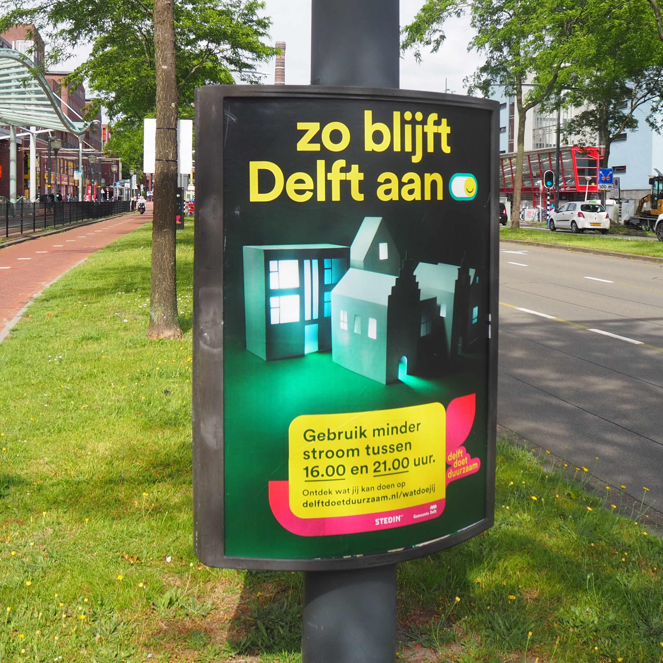 Zo blijft Delft aan.
